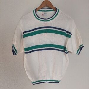 Vintage Cristin Stevens Sweater Mock Neck Knit  Top Size‎ Medium NWT